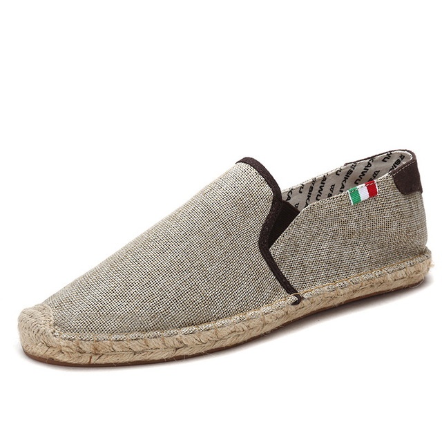 Men's straw canvas shoes - Image 5