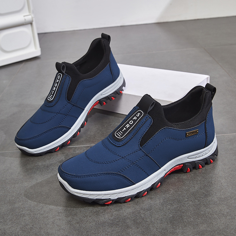 Men's Shoes Autumn And Winter Slip-on Lazy Shoes Non-slip Walking Shoes Soft Bottom Lightweight Sneaker - Image 4