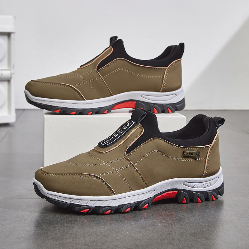 Men's Shoes Autumn And Winter Slip-on Lazy Shoes Non-slip Walking Shoes Soft Bottom Lightweight Sneaker - Image 5